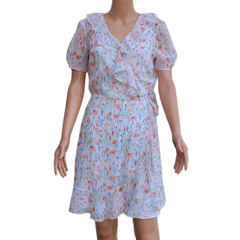 Bailey 44 slip and wrap Floral dress, two piece Size M Medium